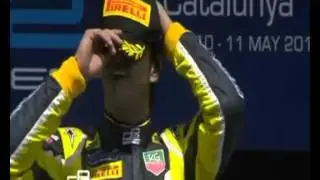 GP2 2014 - Barcelona Race 2 Podium