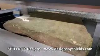 Laser Engraving on rock