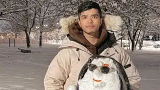 First time snow in Slovenia ❄️ 🥶||kta haru sanga ramailo vyo #ep2 