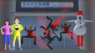 【SAKURA SCHOOL SIMULATOR】 HANTU BADUT LUCU PENJUAL MIXUE - DRAMA TERHOROR DAN TERLUCU PART 1