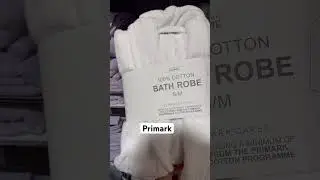Affordable bath robe #primark #shopping