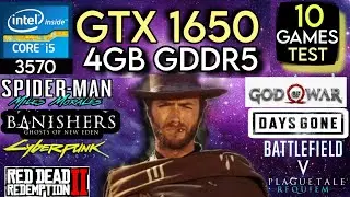 GTX 1650 + i5 3570 & 16GB Ram | Test In 10 Games !