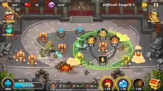 Castle Defense 2 - Hard - [15-1] #88 (3 Stars) [HD] - Palace Guard