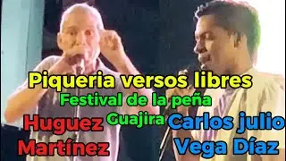 Piqueria Hugues Mart&iacute;nez y carlos julio Vega D&iacute;az versos libres festival de la pe&ntilde;a guajira 🎤🪗