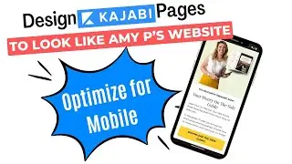 Kajabi Design: Amy P Page Design for MOBILE