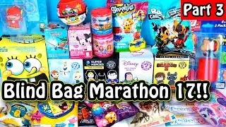 Surprise Blind Bag Marathon 17 - Part3 - Shopkins, Jurassic World, Princess, SpongeBob and MORE!