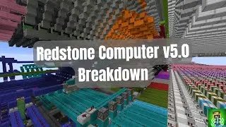 [Minecraft Computer Engineering] - Redstone Computer v5.0 Breakdown