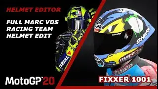 Motogp 20 Marc vdS Racing Team Full Customization | Stickers And Helmet!