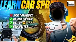 How To Improve Car Spray ? 🤯 | Best Car Tracing Drills In Bgmi | BGMI/PUBG MOBILE 