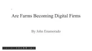 Are Farms Becoming Digital Firms