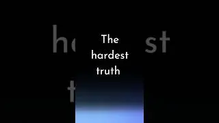 The hardest truth, You knew.#hardtruth#selfhonesty#lettinggo#innerclarity#quiettruths