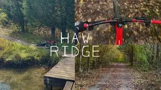 riding haw ridge and only getting a little lost