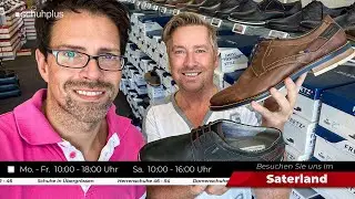 Kay Zimmer und Georg Mahn von schuhplus stellen Kollektion von Fretz Men am c-Port vor