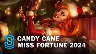 Candy Cane Miss Fortune Skin Spotlight - League of Legends