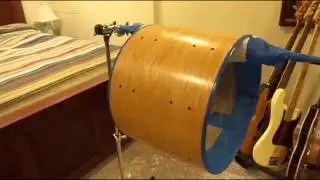 How to finish a drum with Minwax wipe on polyurethane