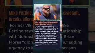 Mike Pettine, former Vikings assistant, breaks silence on Flores rift  #football #nfl
