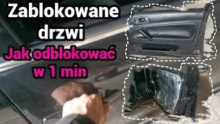 Zablokowane drzwi - Autonaprawa w 1 min.  Auto serwis. Napraw sam