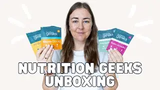 Nutrition Geeks Supplement Unboxing & Review | Biotin, Vitamin D3+K2, Lion&rsquo;s Mane & More!
