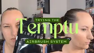 Trying the Temptu Airbrush System! Is it actually easy to use? #temptuairbrushmakeup #makeup #beauty