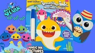 Coloring Baby Shark Imagine Ink Reveal Marker