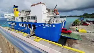 Leilua Ame Tanielu Live 12pm ferry arriving to Savaii