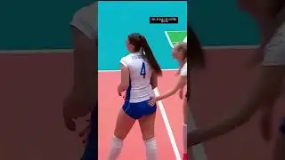 İceland  women's national volleyball player  Heba S&oacute;l STEF&Aacute;NSD&Oacute;TTIR match footage...video 1#short