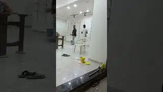 Flooring Tile work of shop # tilework #floortile
