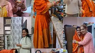 Bhabhi's first kitchen 🥣 | Made Halwa for the first time | First Rasoi Ceremony | Indian Family Vlog