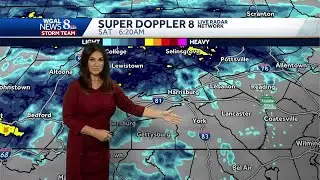 Widespread Rain & Raw Today; Drier, Breezy Sunday