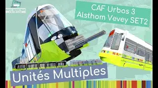CAF Urbos 3 / Alsthom Vevey SET2 de Saint-Etienne: Essais d'unités multiples