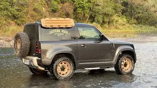 Eastern Rock MaxTrax Recovery board bracket,Relax Defender 90 Carpathian Grey wade sounds walkaround