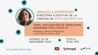Graciela Rodr&iacute;guez en el programa de Jos&eacute; Ram&oacute;n Coss&iacute;o en Aristegui Noticias