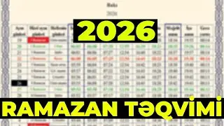 Ramazan ayının 2026-ci il TƏQVİMİ A&Ccedil;IQLANDI / İmsak - İftar Vaxtları