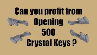 [OSRS] Can you profit from opening 500 Crystal Keys? Loot from 500 Crystal Keys