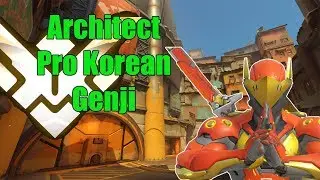 Genji Gameplay - Architect OWL Genji Destroying - Pro Overwatch Season 15