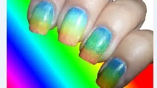 Nail Art Rainbow Ombre | KatiamNail