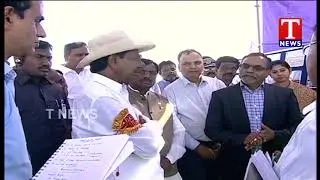 CM KCR Visits Annaram Barrage Photo Exhibition | TNews Telugu