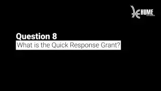 Community Grants - Quick Response Grants