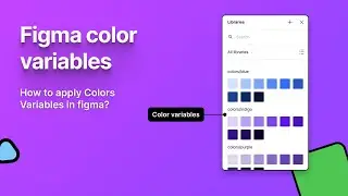 Figma Tutorial: How to apply color Variables in figma? #figma #figmaforbeginners