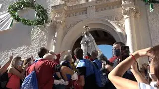 #Villena: Así fue el traslado de la Virgen de las Virtudes al Santuario