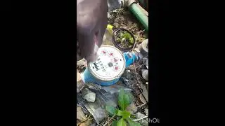How to clean a dirty water meter#please subscribe 🙏