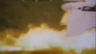 JET HITS CONCRETE WALL AT HIGH SPEED