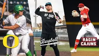 1v1v1 HITTRAX BASEBALL | Bat Bro Will vs. JT (Louisiana) vs. Dominic Hellman (Oregon)