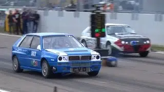 1/8 Mile Drag Race Show - Launches & Accelerations Modena 2016!