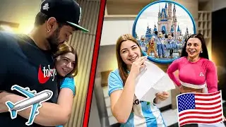 REAÇAO DA JUJU AO SABER QUE VAI PARA OS ESTADOS UNIDOS 😍 🇺🇸‹ Danilo Crespo ›