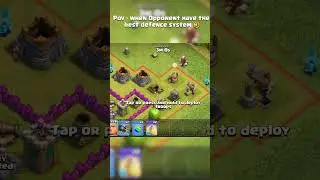 When Noob Attacks on Noob in Clash of clans 😱#clashofclans #coc #cocshorts