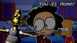 Homer is coming for me.. | You Vs. Homer #roblox #horror #game