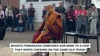 Day 76: Bhante Pannakara explains how one moment of anger pours all our good deeds onto the ground