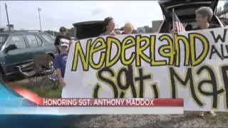 Southeast Texans honor fallen soldier Sgt. Anthony Maddox