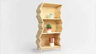 Wave Shelving - Studio Lorier